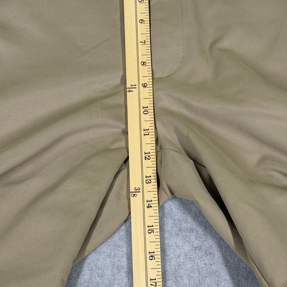 Greg Norman Tasso Elba Mens Khaki Golf Shorts Size 36 Flat Front Casual - Picture 4 of 8